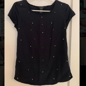Ann Taylor XS beaded tee
